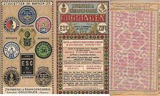 GOGGINGEN BAYERN 1888 PUNTO CROCE RICAMO TOMBOLO CIFRE MONOGRAMMI ETICHETTE 20