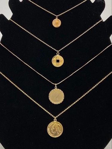 Set collana con monete - set,