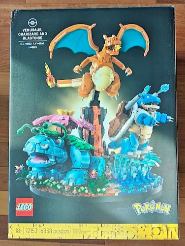 Lego 72153 pokemon venusaur - pokemon,
