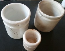 3 Antichi  Vasetti  Farmacia