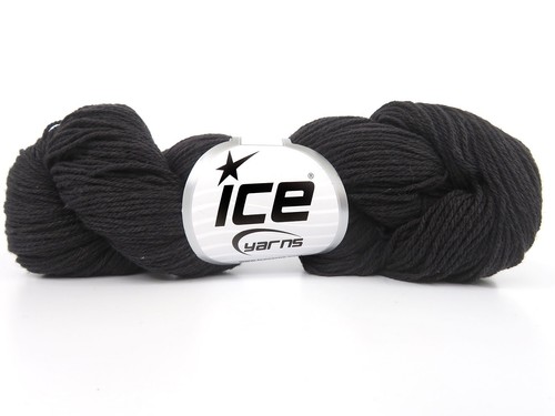 Filato cotone merino nero - merino,
