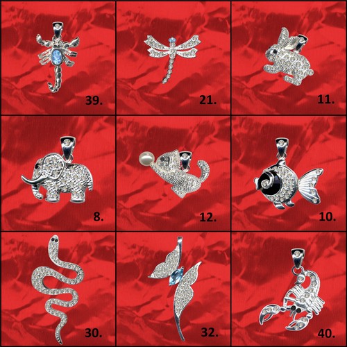 Ciondolo animali vero argento
