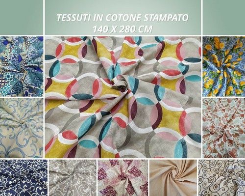 Tessuti cotone stampato - tessuti,