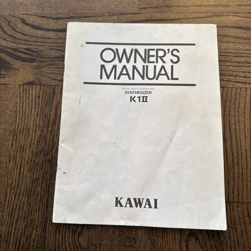 Kawai k1ii manuale - k1ii,