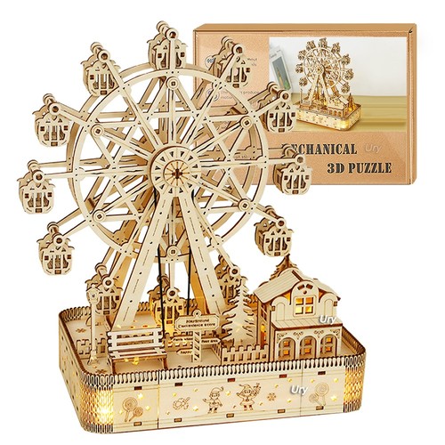 Puzzle legno ruota - legno,