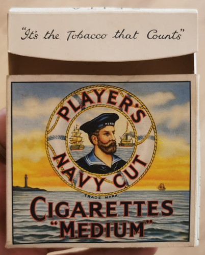 Player medium navy cut - player's,