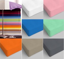 Lenzuola SOTTO con ANGOLI Matrimoniale Singolo,1,5p 100% COTONE - Made in ITALY