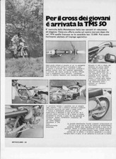 advertising NEWS TEST MOTO MOTOBECANE TMS 50  1977-MOTO REGOLARITA  ENDURO EPOCA