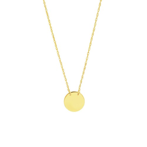 Collana mini disco incisa - mini,