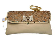 Borsa  Artigianale Vera  Pelle Vitello e di Cavallino  fatta  a mano Pezzo Unico