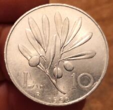 10 Lire 1950 Ulivo, Italia