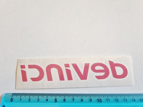 Adesivo devinci sticker - adesivo,