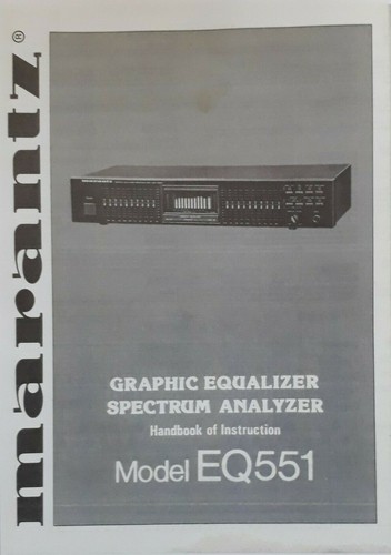 Marantz eq551 equalizzatore - marantz,
