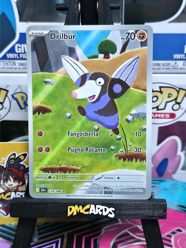 Pokemon drilbur 124 086 - drilbur, luce
