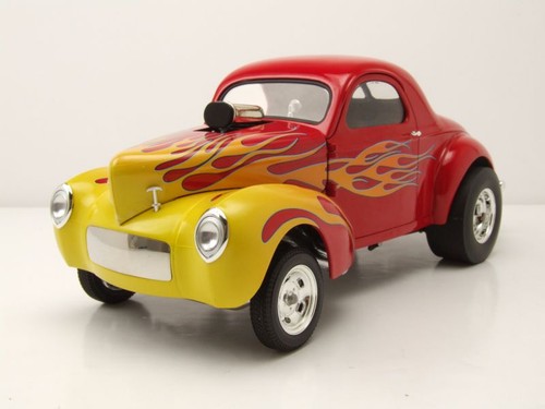 Willys gasser 1941 rosso - willys,