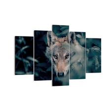 Quadro su Tela 150x100cm Lupo