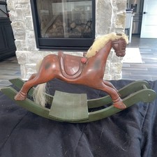 Statuina cavallo dondolo in - a,