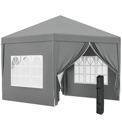 Outsunny gazebo esterno 3x3 - da,