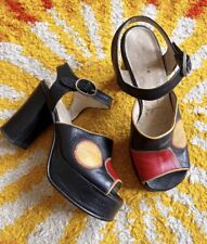 Scarpe platform patchwork