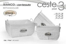 SET 3 CESTE VIMINI CONTENITORI