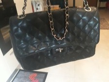 lotto 971b borsa borsetta donna Pushet Tracolla nero vintage