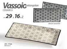 VASSOIO RETTANGOLARE CERAMICA
