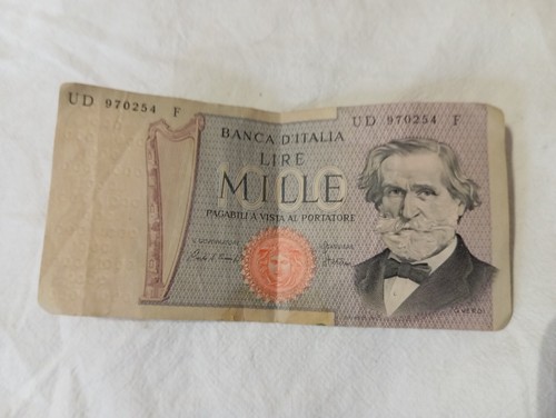Banconota mille lire - banconota, 1000