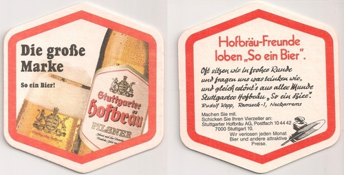 Stuttgarter hofbräu vecchio - hofbräu,
