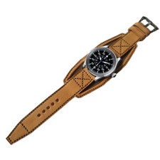 Cinturino fisso in pelle e