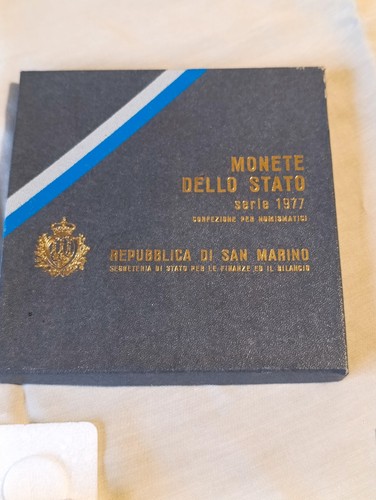 Cofanetto monete san marino - cofanetto,