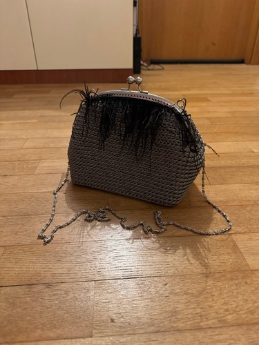 Borsa fatta mano con cordino - a,