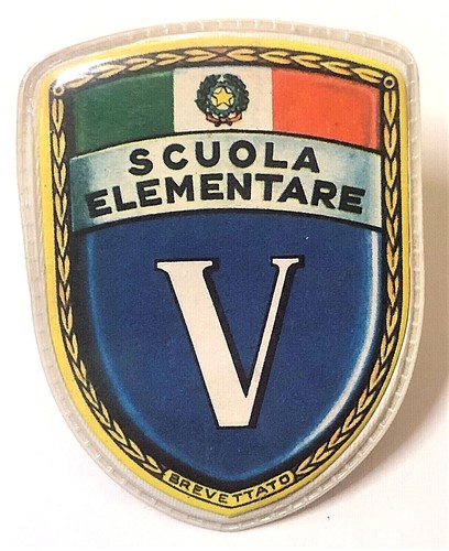 Distintivo scudetto scuola - distintivo,