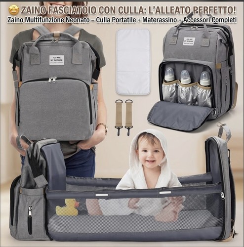 Zaino fasciatoio con culla