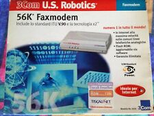 VINTAGE 3com US ROBOTICS 56K Faxmodem V90. Tenuto maniacalmente, tutto originale