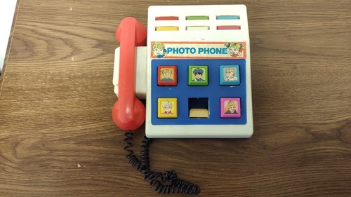 Telefono giocattolo con foto