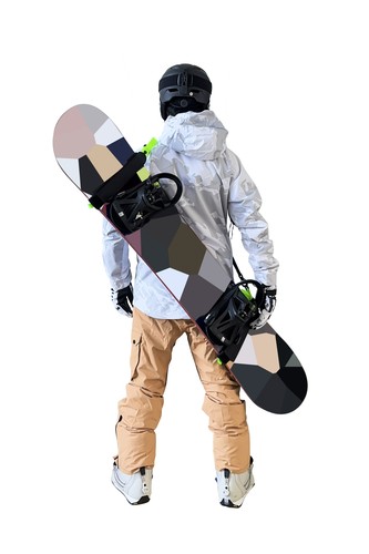 Tracolla sci snowboard