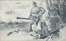 ca236 cartolina militare satirica boheme illustratore dody