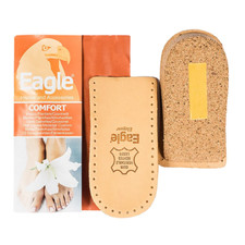 Alzatacco Rigido in Pelle Altezza 2,5cm per Scarpe Uomo-Donna