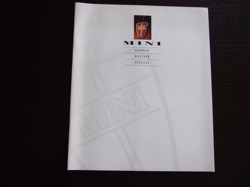 Brochure mini cooper mayfair - mini,