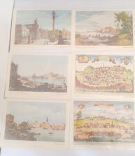 ♥ 6 STAMPE ANTICHE VEDUTE DI BARI BRINDISI LECCE MATERA POTENZA TARANTO GAZZETTA