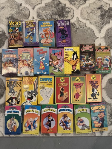 Cartoon vhs lot - cartoon, (23)