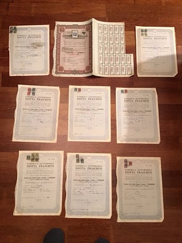 Lotto certificati - 9,