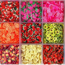 1000pz fetta frutta argilla - fetta,