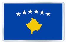 Kosovo Flag Fridge Magnet