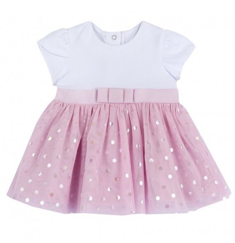 Vestito chicco bimba bianco - vestito,