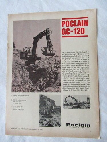 Stampa escavatore poclain - stampa,