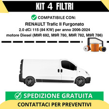 Kit 4 Filtri Tagliando per