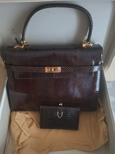 Borsa vintage pitone - borsa,