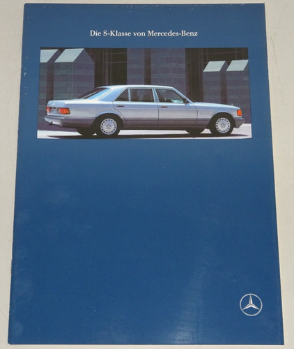 Brochure mercedes benz w126 - brochure,