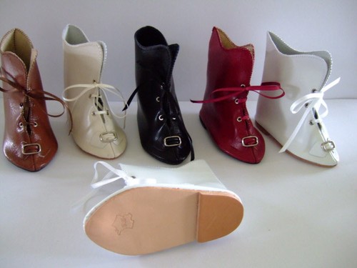 Scarpe stivaletti antichi - scarpe,